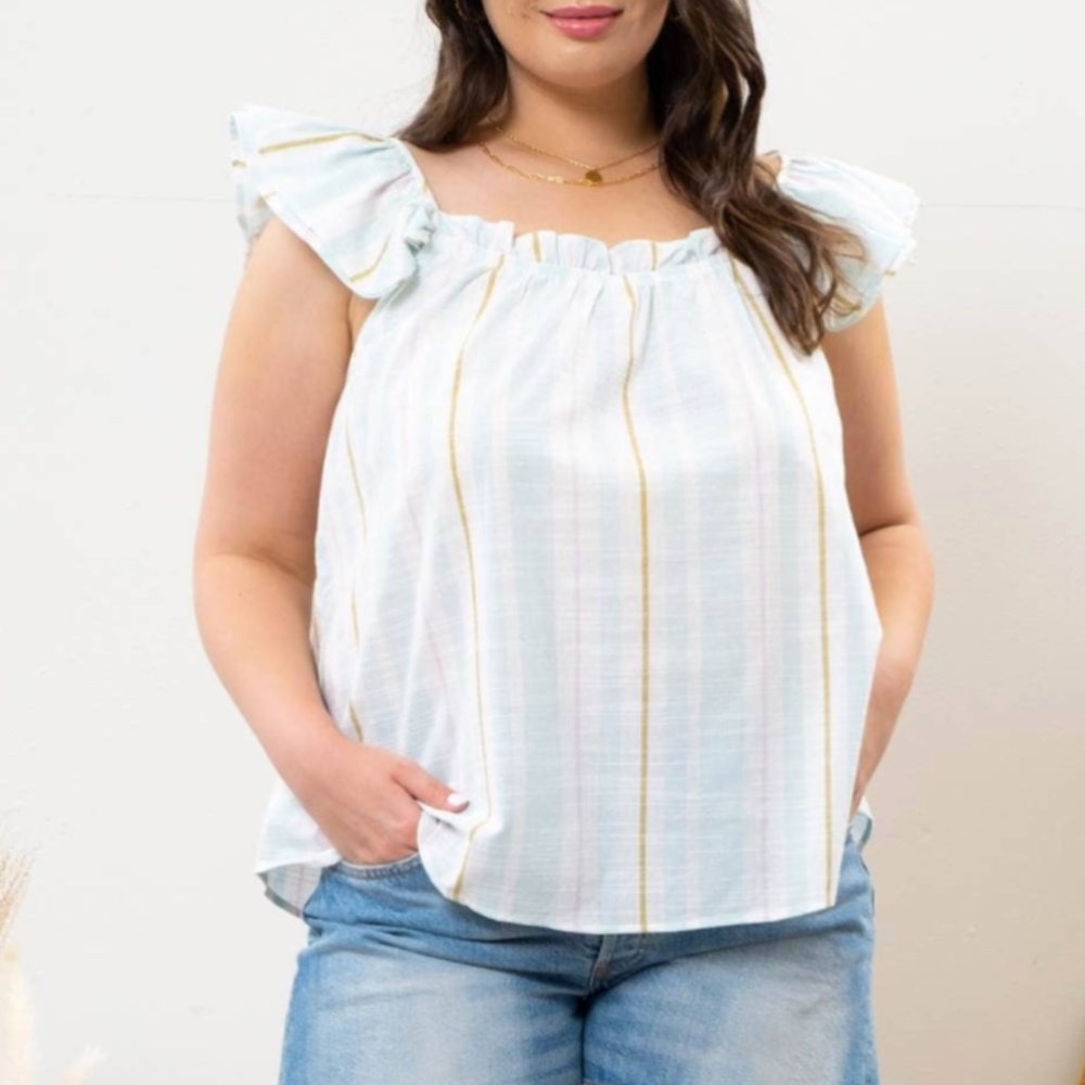 Plus Striped Top